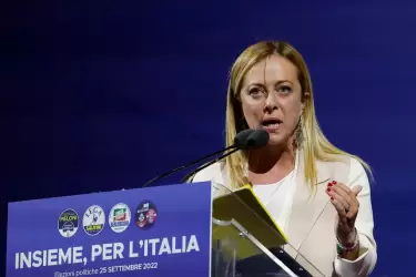 Giorgia Meloni se convertirá en la primer mujer al mando del ejecutivo italiano.