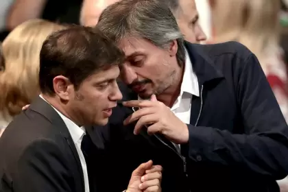 Axel Kicillof junto a Mximo Kirchner.